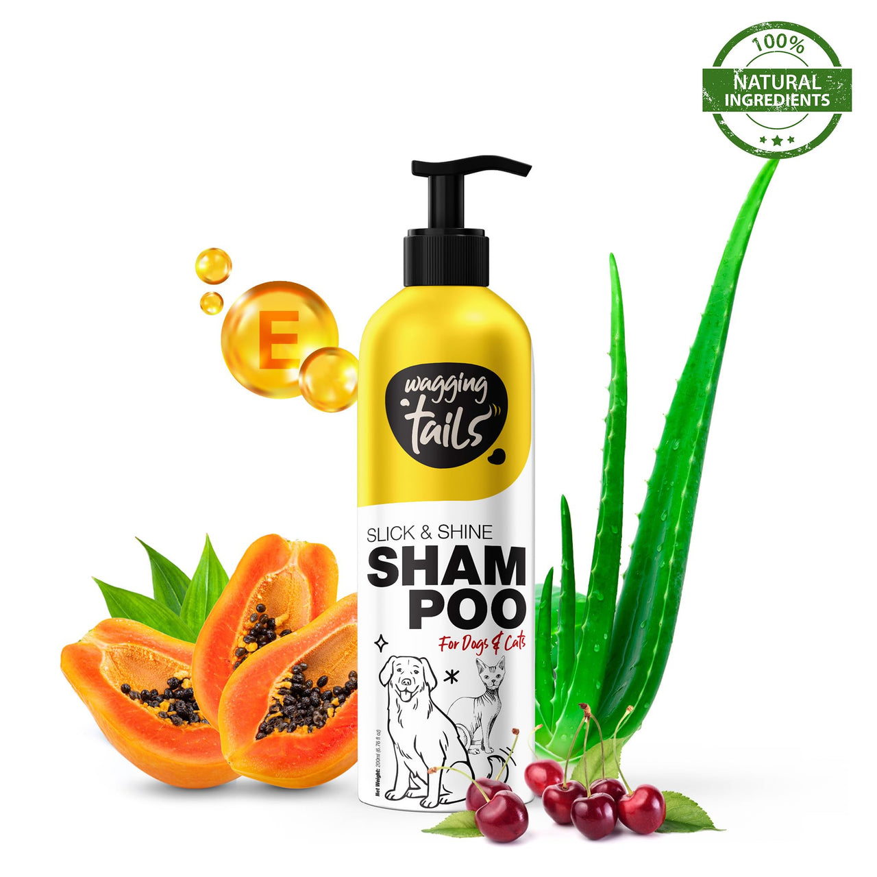 Wagging Tails Grooming Combo for Shihtzu | Head to Paw Gift Box 5 in 1 for Pets | Natural Ingredients | Dog Shampoo+Massage Oil+Dry Bath+Paw Butter+Paw Spray