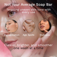 FURR 2% Kojic Acid Soap with Glutathione & Alpha-Arbutin | Cherry Blossom Extract | Reduces Pigmentation | Gently Exfoliates | Unisex | Suitable For All Skin Types | 75g (Pack of 2)