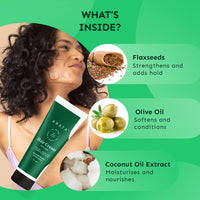 Arata Styling Hair Cream | For All Hair Types |Reduces Frizz & Tames Flyaways | Adds Soft Hold and Control to Short Hair | No Sulphate,Paraben,Silicone | 50ml