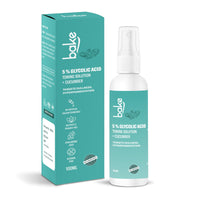 BAKE 5% Glycolic Acid Toner with Hyaluronic Acid for Pigmentation, Tan Removal & Pore Tightening | For Combination skin, Oily, Acne Prone skin | Glowing & Brightening Skin | 100ml