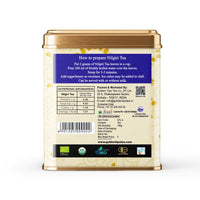 Golden Tips Nilgiri Black Tea Loose Leaves Tin can (100 Gram, 50 cups)