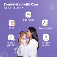 EQUALSTWO Baby Moisturizer, 500ml, 100% Natural Coconut based Daily Baby Skin Care Body Lotion for Nourishing Skin, All Skin Types, PH 5.5, Dermatalogically Tested, No Parabens No Sulphates, Pack 1