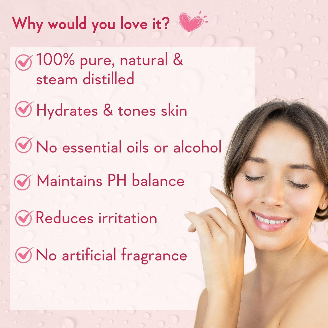 WishCare SPF50 Lip Balm, Castor Oil, Rose Water