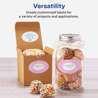 Avery Printable Blank Oval Labels, 1.5
