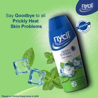 Nycil Germ Expert Cool Herbal Prickly Heat and Cooling Powder - 400 g | Get Relief from Skin Problems (Pack of 3)