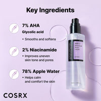 COSRX AHA 7 Whitehead Power Liquid, 3.38 fl.oz / 100ml, Whitehead Remover, Glycolic Acid 7%, AHA Exfoliant, Pore Minimizer, Korean Skin Care, Animal Testing Free, Paraben Free
