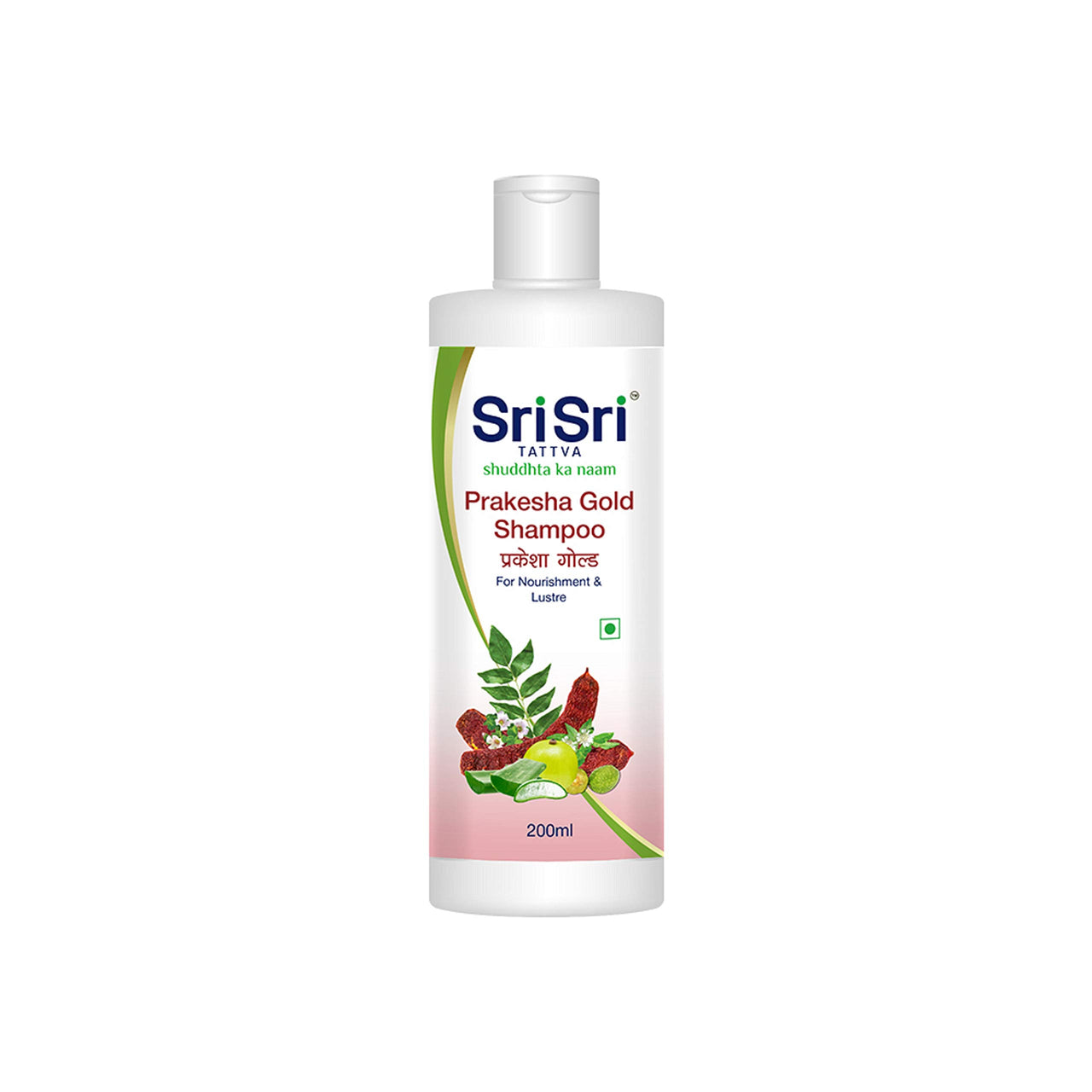 Sri Sri TATTVA shuddhta ka naam Prakesha Gold Shampoo For Nourishment & Lustre, 200 ml (Pack of 4)