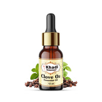 Khadi Omorose Clove Bud Essential Oil | Pure, Natural & Undiluted For Hair, Skin & Tooth (12 ML)