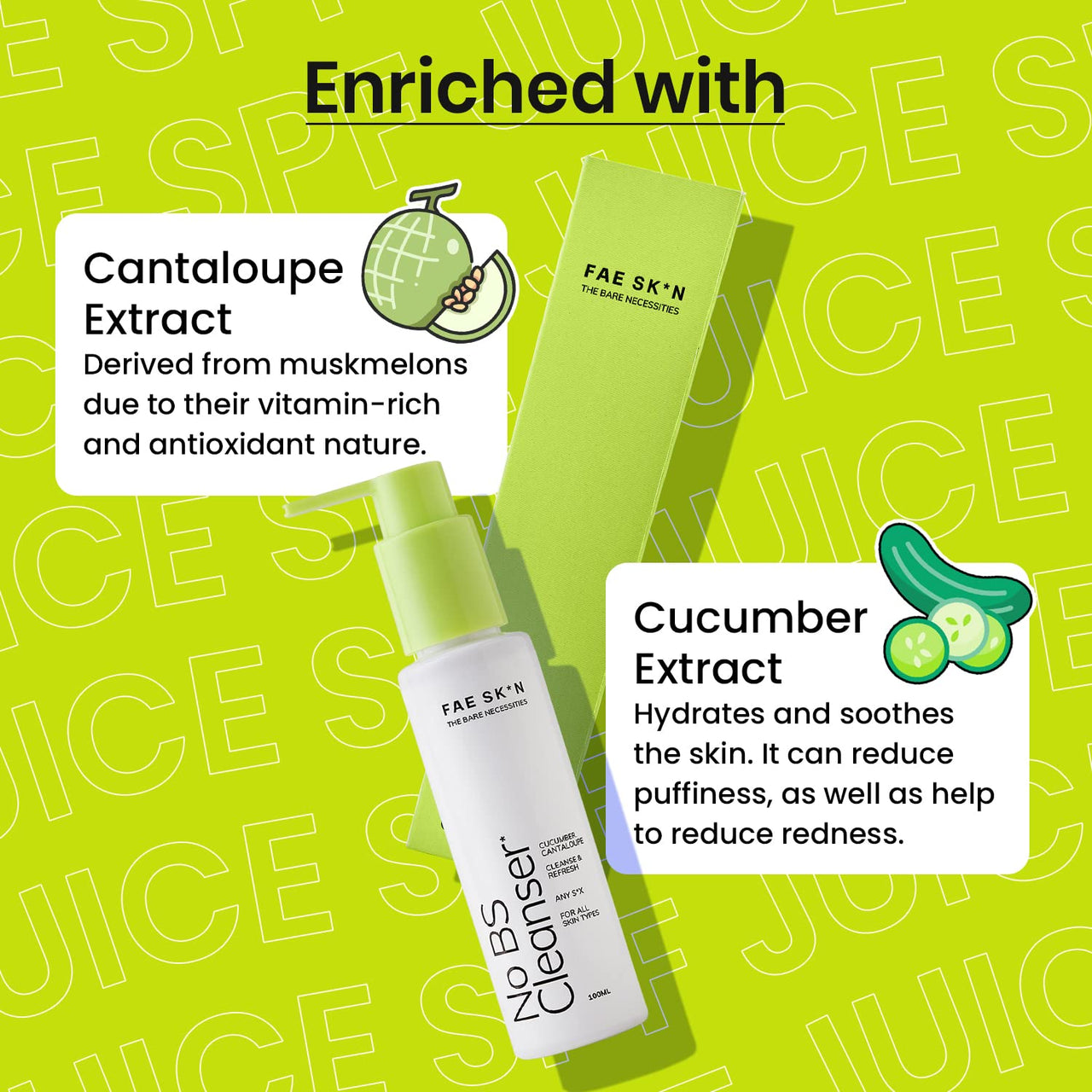 FAE Beauty Cleanse & Nourish Combo | Gentle & Effective Face Cleanser With No White Cast Lightweight Sunscreen | Suitable For All Skin Types Including Sensitive Skin | Vegan