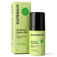 Cureskin Soothing Hydra Gel | Hydrates & Soothes with Seaweed, Betain and White Tea, 17 g (Pack of 1)