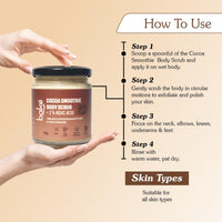 BAKE 2% Kojic Acid Coffee Smoothie Body Scrub For Pigmentation & Strawberry Skin | Tan Removal, Skin Exfoliation & Whitening | For Dark Knees, Elbows & Neck | 150g