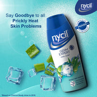 Nycil Germ Expert Prickly Heat Powder, Pack of 150gm+60gm, Assorted Fragrances (Cool Aloe)