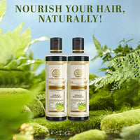 Khadi Natural Amla & Bhringraj Hair Shampoo | Anti-Dandruff Shampoo | Ayurvedic Shampoo for Hair Growth | SLS & Paraben-Free | Suitable for All Hair Types | Pack of 2 (210ml *2) (420ml)