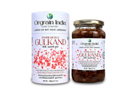 Orgrain India Organic Shatpatri Mishri Gulkand 400g