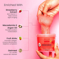 Bryan & Candy Sugar Body Scrub PH 5.5 For Tan Removal & Exfoliation | For Women & Men | 250g (Strawberry)