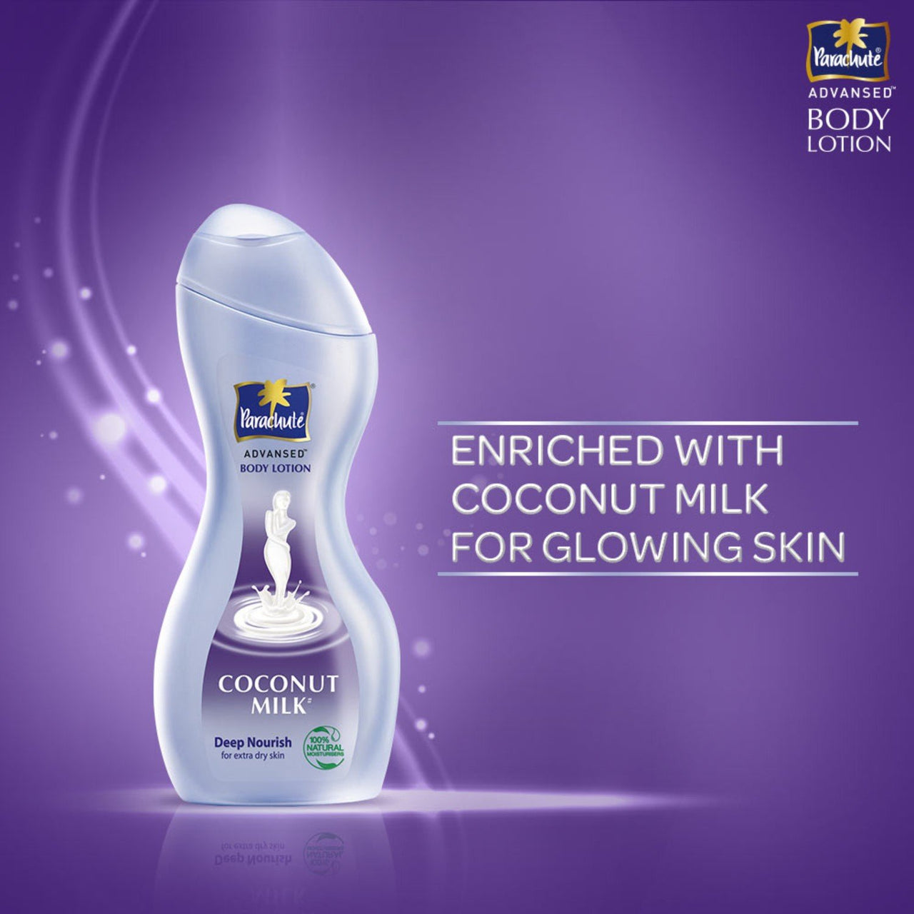 Parachute Advansed Aloe Vera Enriched Coconut Hair Oil, 250ml (Free 75ml) And Parachute Advansed Body Lotion Deep Nourish, 400 ml