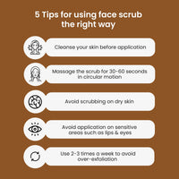 Karrot Natural Skincare Coffee Scrub, Fades Tan, Blackhead Removal Cream, Exfoliates Dead Cells, Anti Inflammatory, Made with Gotu Kola and Lemongrass, For Men and Women, All Skin Types, 100gms