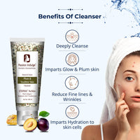 Passion Indulge Anti-ageing Face Cleanser - Eternia Nuskin Face Wash for Fine lines & Wrinkles,For Plum & Youthful Skin-100 ml