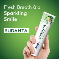 Sri Sri TATTVA shuddhta ka naam Sudanta Ayurvedic Herbal Toothpaste-All Natural,Fluoride Free Tooth Paste With Cloves,Cinnamon,Bakul & More-200G (Pack Of 4),For Kids & Adults | Fresh Breath