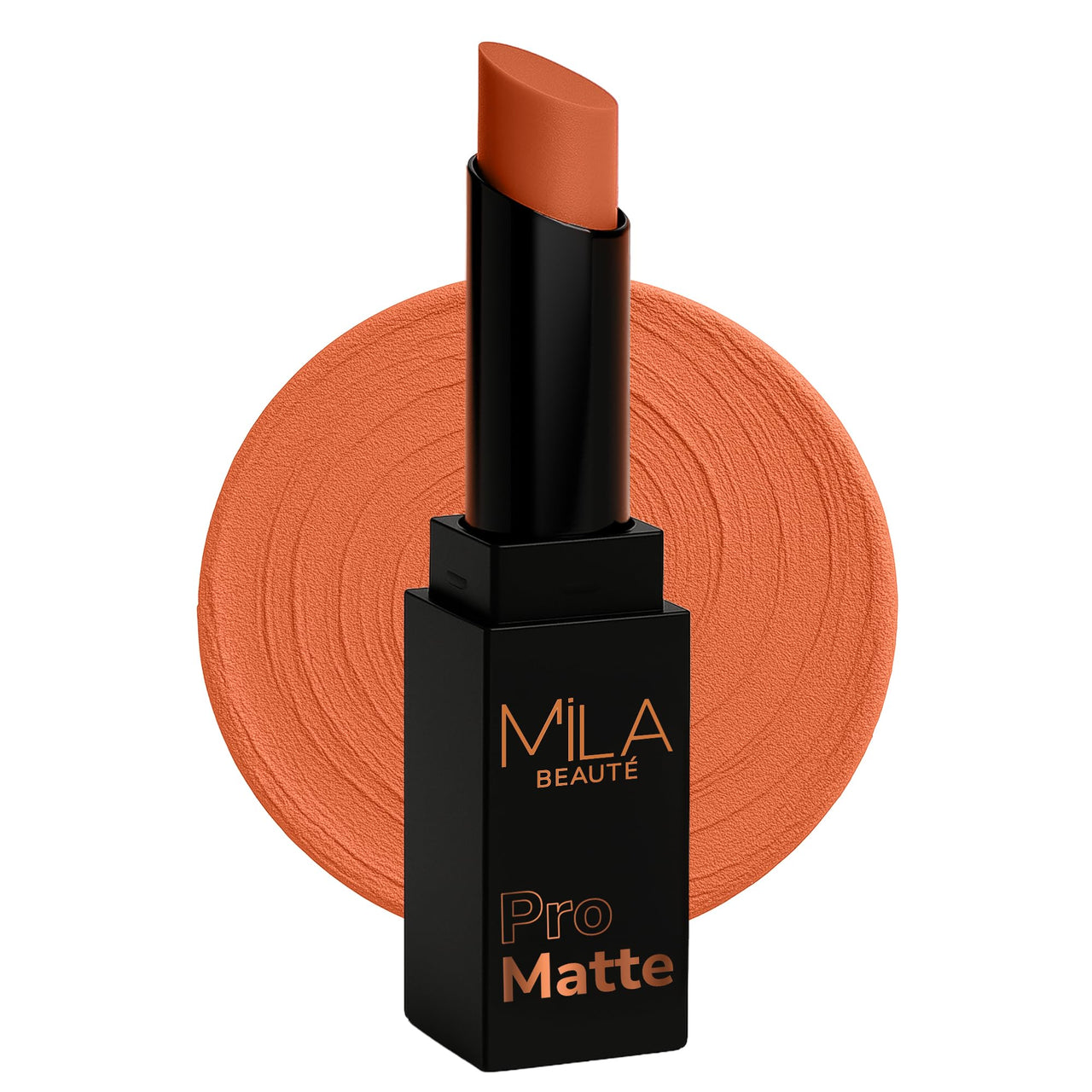 Mila Beauté Pro Matte Lipstick | Highly Pigmented & Long lasting | Semi Matte Finish | Light Weight Lipstick | Single Swipe Application | Luxurious Lip Color | Shade - (Raazi, 4.2g)