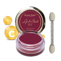 Seven Seas Lip & Cheek Tint Richness Of Essential Oils And Vitamin C For Lips, Eyelids & Cheeks, Matte Finish Give You a Soft Natural Glow (Calypso Pink)