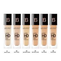 Lakyou Beauty Ultra HD Invisible Cover Foundation | Seamless Blend | High Definition Finish | Lightweight & Long-Lasting | Shade-03(Natural Beige)) | 30ml