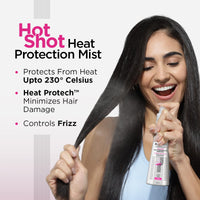 BBlunt Hot Shot Heat Protection Mist 150ml | Natural Black 5 Minute Shampoo Hair Colour 20ml X 5