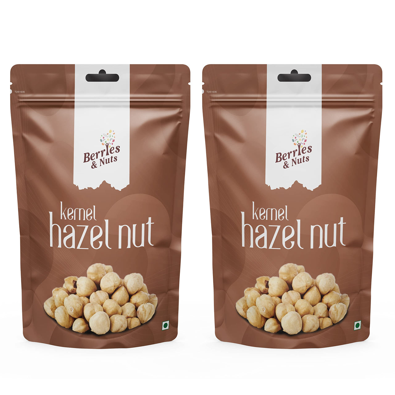 Berries and Nuts Jumbo Turkish Hazel Nuts 200 Grams | Blanched Hazel Nut Kernels without skin | 1 Pack of 200 Grams