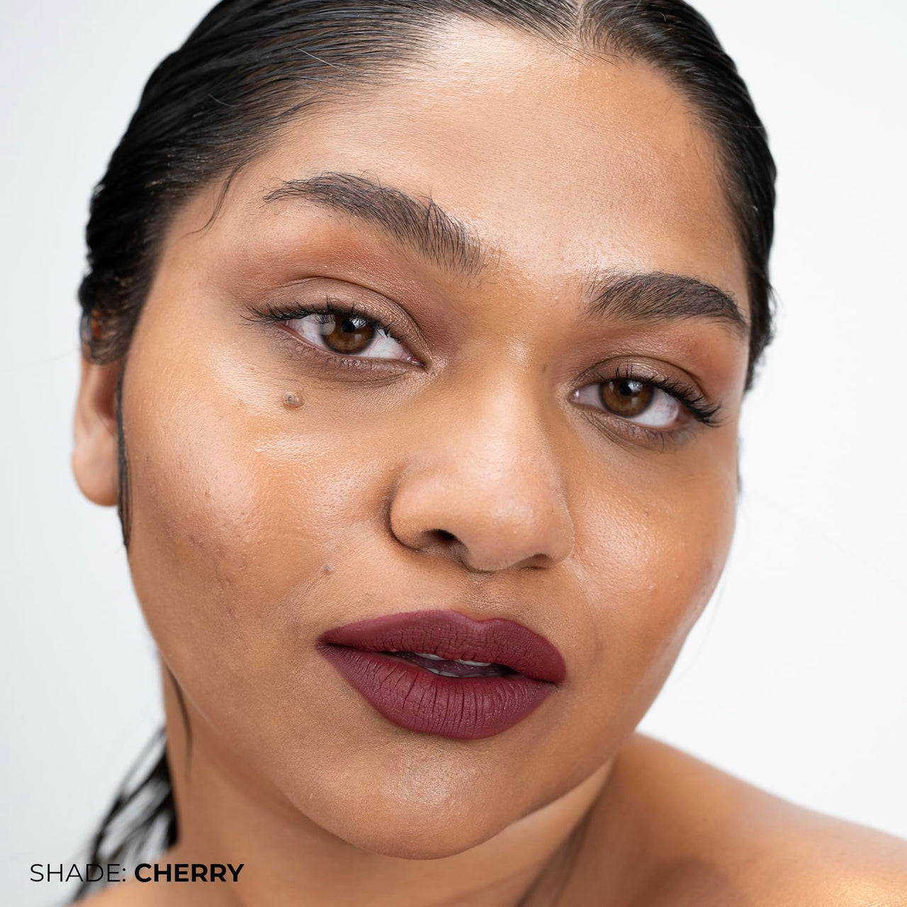 Fae Beauty Lip Whip 12Hr Comfortable Matte Liquid Lipstick | Long Wear | Non Drying | Soft Mousse Smudgeproof Formula | Vegan | Enriched with Vitamin E and Cherry Coffee - Cherry