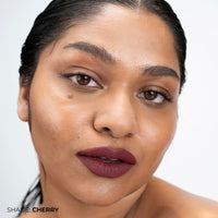 Fae Beauty Lip Whip 12Hr Comfortable Matte Liquid Lipstick | Long Wear | Non Drying | Soft Mousse Smudgeproof Formula | Vegan | Enriched with Vitamin E and Cherry Coffee - Cherry