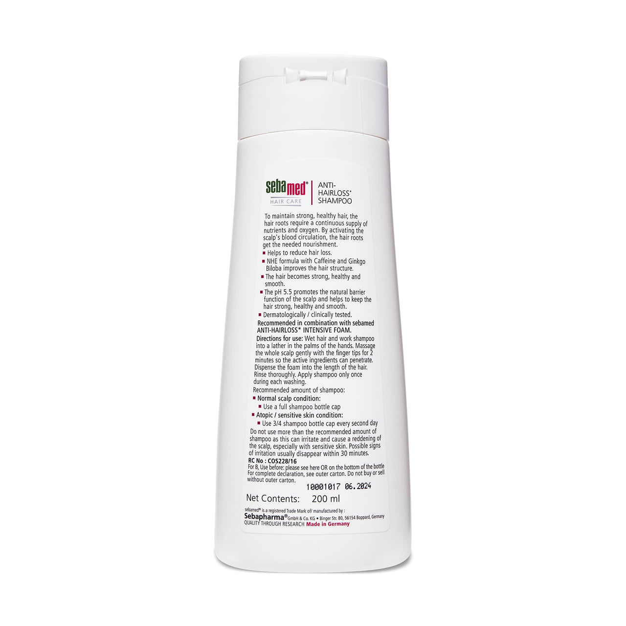 SebaMed Anti-Hairloss Shampoo, 200ml & Sebamed Clear Face Foam, 50ml