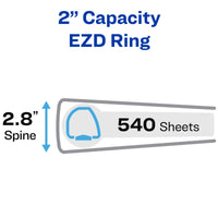 Avery Heavy-Duty View 3 Ring Binder, 2