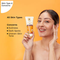 Pilgrim Australian Vitamin C Gel Face Wash for for dry/radiant/glowing skin with Kakadu Plum & Lime Pearl™ | Women & Men | 100 ml