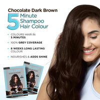 BBLUNT Hot Shot Heat Protection Mist 150Ml | Chocolate Dark Brown 5 Minute Shampoo Hair Colour 20Ml X 5 Spray