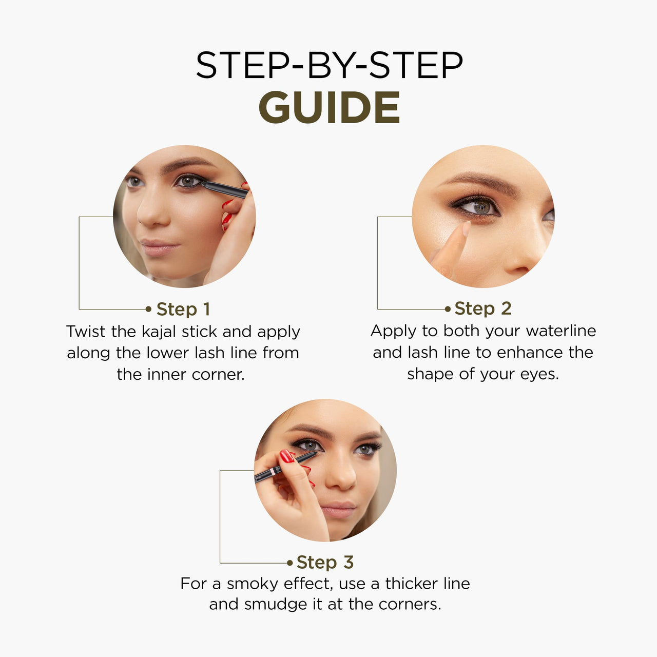 Oshea Colors Mesmeric Waterproof & Smudgeproof Matte Eye Defining Kajal | Intense Pigmentation, 12 Hrs Long Lasting with Quick Drying Formula (Black)