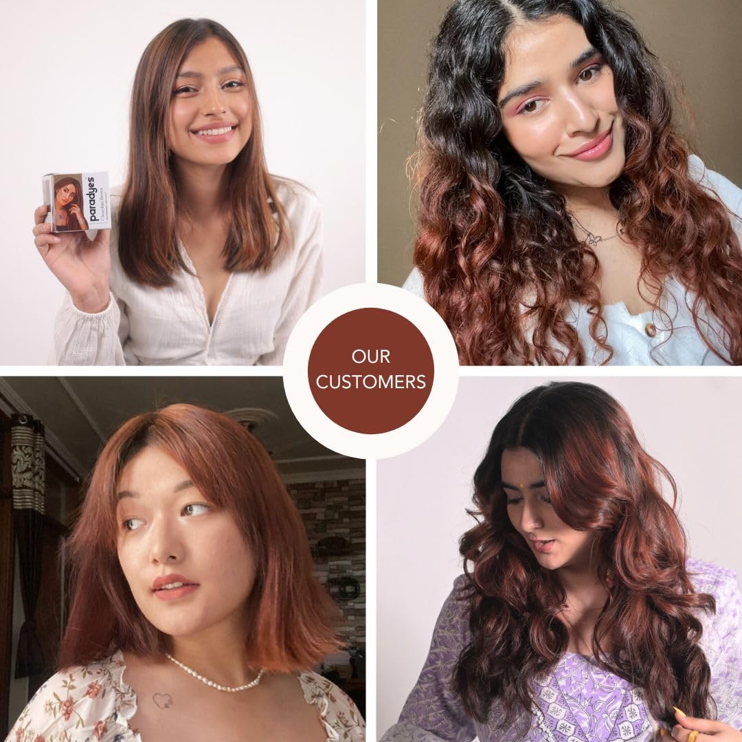 paradyes Top-Up Semi-Permanent Chocolate Brown Diy Conditioner Based Hair Colour, 120 Gm,All,Unscented,1 Count