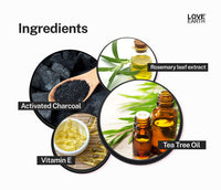 Love Earth Charcoal Peel Off Mask with Activated Charcoal and Neem Extracts For Acne, Pimples & Whiteheads removal 50g