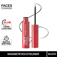 FACESCANADA Comfy Matte Liquid Lipstick - Note To Self 07, 3 Ml & damagneteyes Eyeliner - Black, 3.5Ml