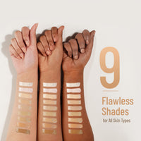 Swiss Beauty High Performance Foundation | Water-Resistant | Medium To Buildable Coverage Liquid Dewy Finish | Lightweight | Easy To Blend | With Vitamin C & Niacinamide | 07 Natural Buff, 55G