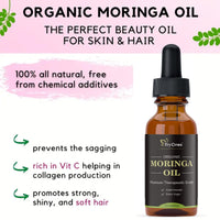 TryOnes Professional Hair Serum for Frizzy Hair||Serum for Women & Men||All Hair Types for Frizz-free, Smooth & Glossy Hair||Moringa Hair Serum_30ML