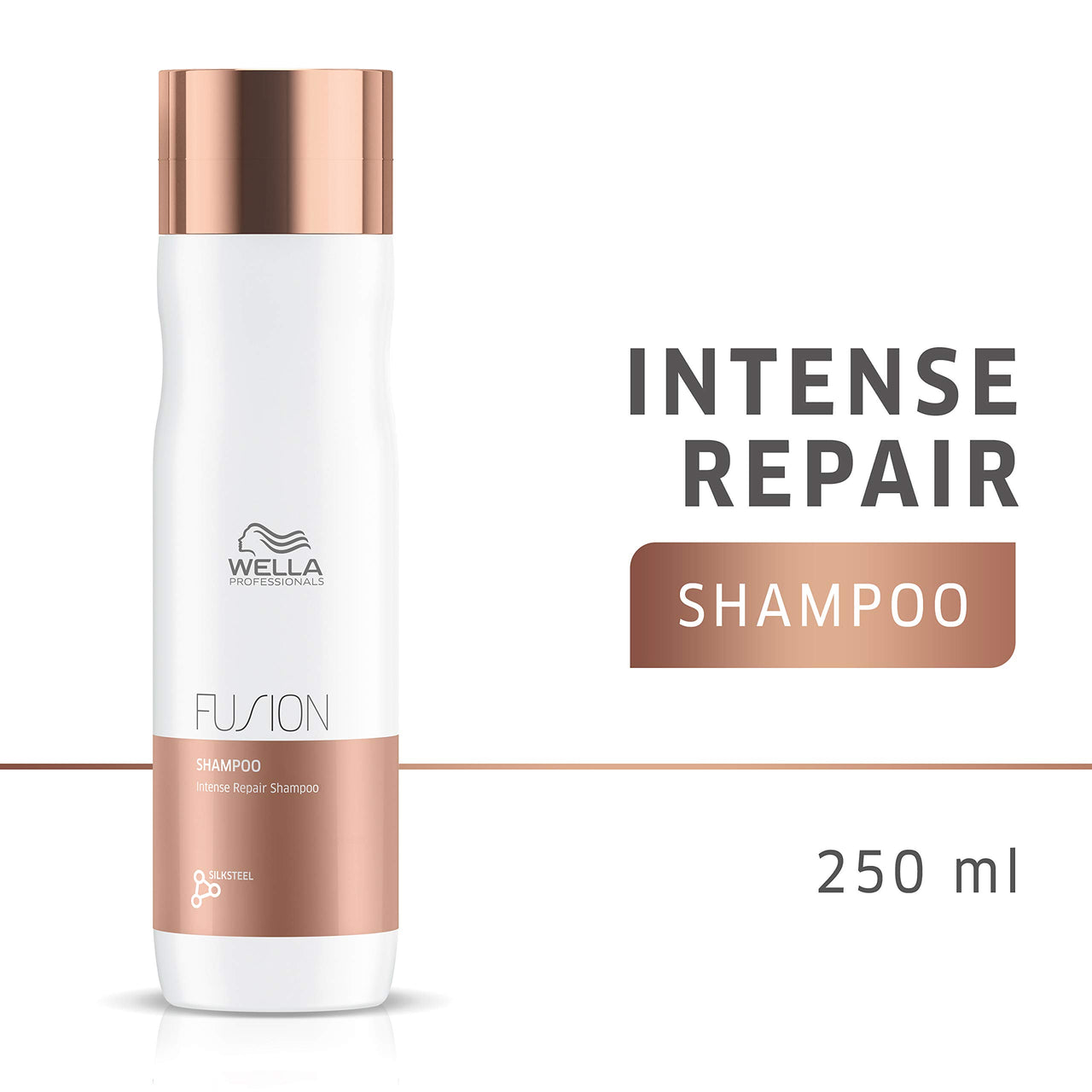 WELLA Professionals Fusion Intense Repair Mask 150Ml And Fusion Intense Repair Shampoo For Damaged Hair Type, Fresh, 250 Ml Combo, 2 Count