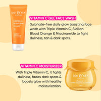 Dot & Key Vitamin C Daily Glow Boosting Skincare Combo (Vitamin C Moisturizer 60ml & Vitamin C Face Wash) | For Glowing Skin | For All Skin Types | For Women & Men