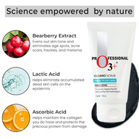 O3+ Volcano Scrub (50G) & O3+ ALPHA MEN Acno D-TAN Face Wash with Tea Tree 100g for Oily Skin Combo