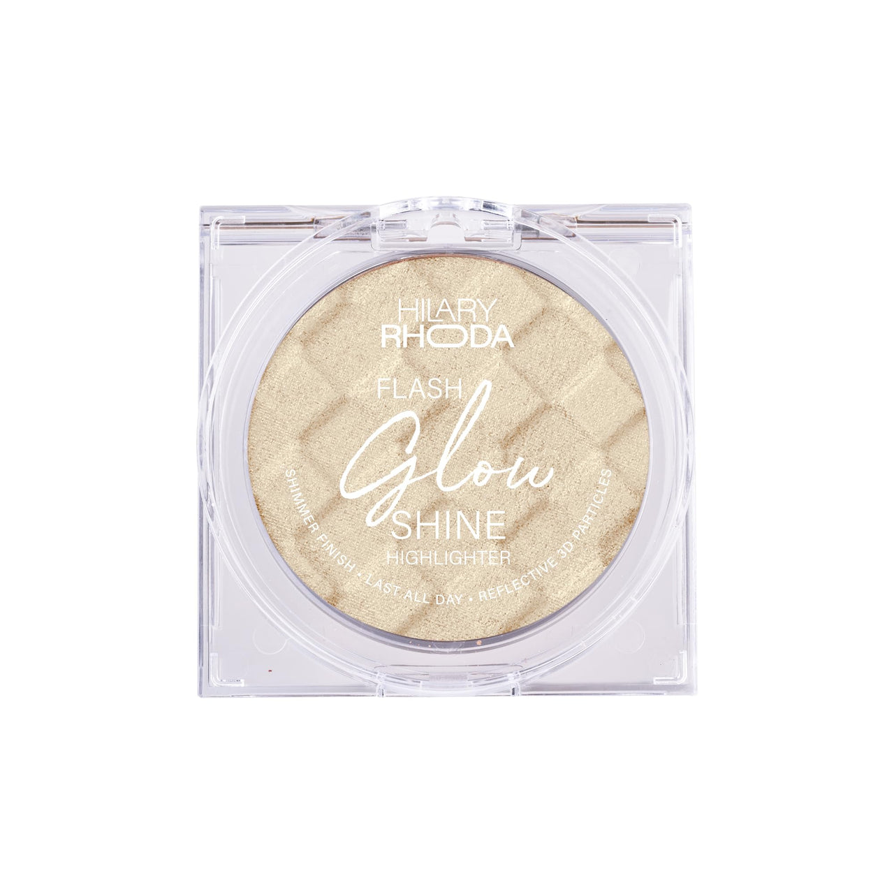 Hilary Rhoda Flash Glow Shine Highlighter | Rich Colour Payoff | Superfine Particles | 3D Reflective Glow | Blends Flawlessly -7g (Diamond Shine -Shade 03)