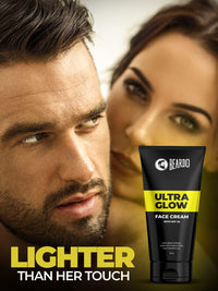 Beardo Ultraglow All in One Face Cream For Men with SPF 30, 60g | Aloe Vera With Vitamin E and Niacinamide for Skin Brightening & Dark Spots Reduction