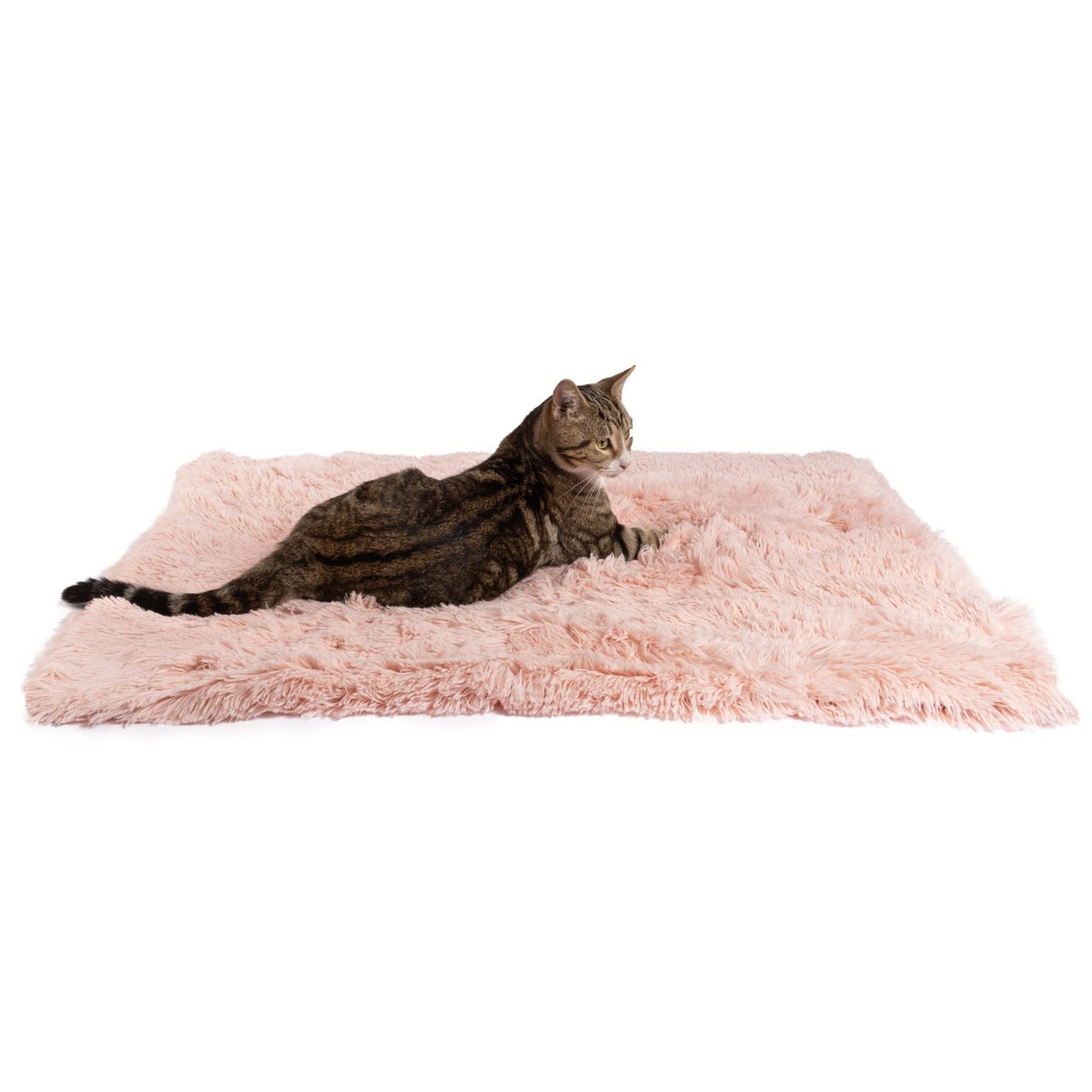 Best Friends by Sheri Calming Shag Fur Pet Throw Blanket, Cotton Candy Pink, 30"x40" 30" x 40"
