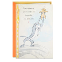 Hallmark Disney Baby Shower Card for New Parents (Lion King, Baby Simba) Welcome New Baby, Congratulations, Gender Reveal Lion King, Baby Simba