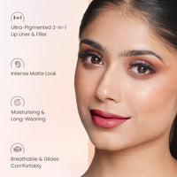 Beauty Berry Non Transfer Waterproof Lipstick, Long Lasting Smudge Proof Highly Pigmented Shades, (Pack of 1) (Mehroon -02)