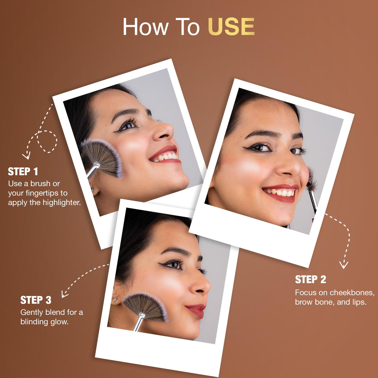 Hilary Rhoda Flash Glow Shine Highlighter | Rich Colour Payoff | Superfine Particles | 3D Reflective Glow | Blends Flawlessly -7g (Gold Shine -Shade 04)