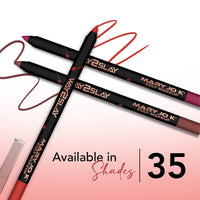 MARY JO K Matte Lip Pencil - Darkish Taupe - Rich Pigment, Smooth Application, Non-Drying - [Quantity]
